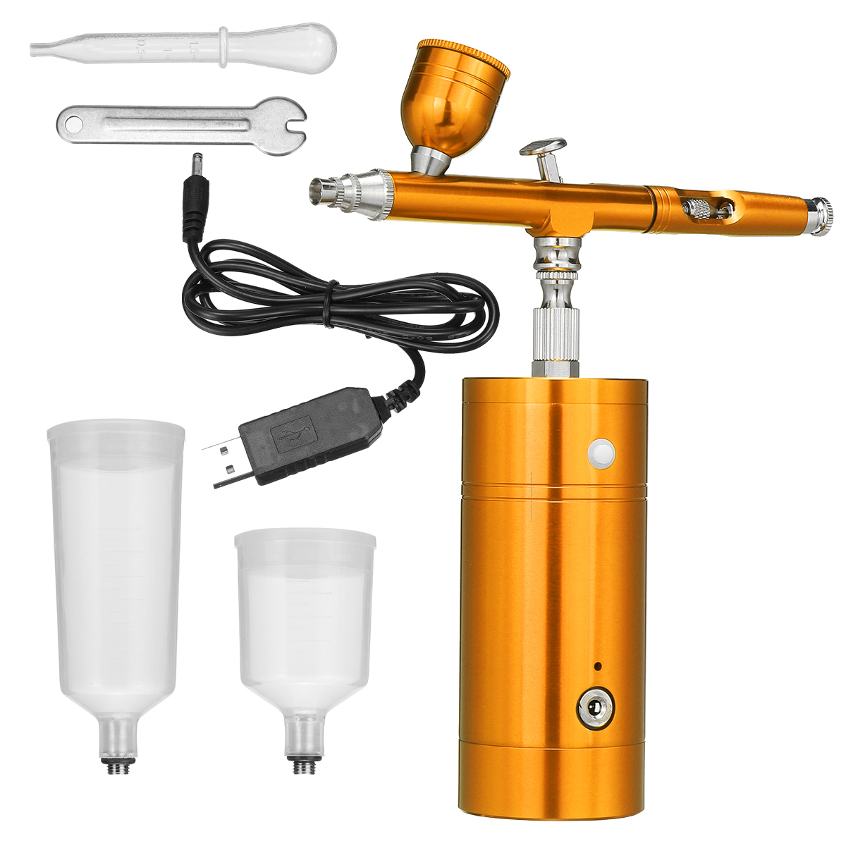 YellowRedRose-Gold-Airbrush-Air-Pump-Set-Rechargeable-Portable-Air-Pump-Airbrush-Tool-Handheld-Inkje-1918174-1