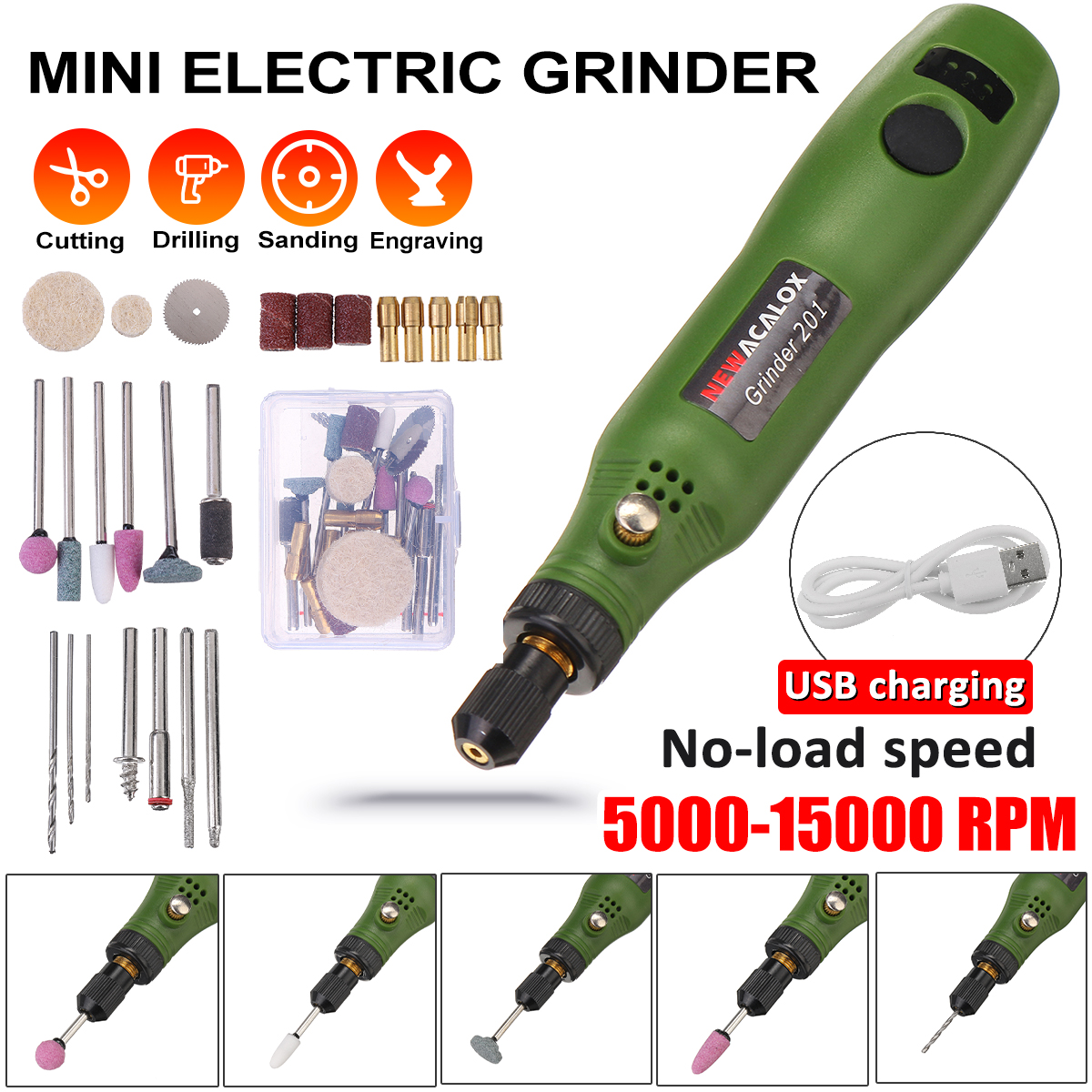 10W-Cordless-Electric-Grinder-Drill-5000-15000rpm-USB-Rotary-Tool-Drill-3-Gears-Grinder-Pen-Engravin-1621850-3