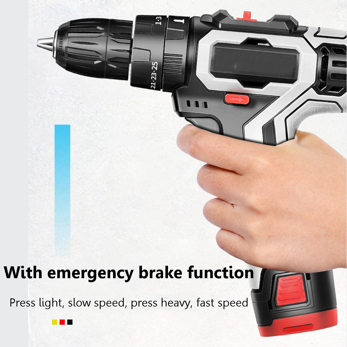 12V-1500mAH-25NM-Rechargeable-Cordless-Drill-2-Speeds-Electric-Screwdriver-Power-Tool-1736770-3