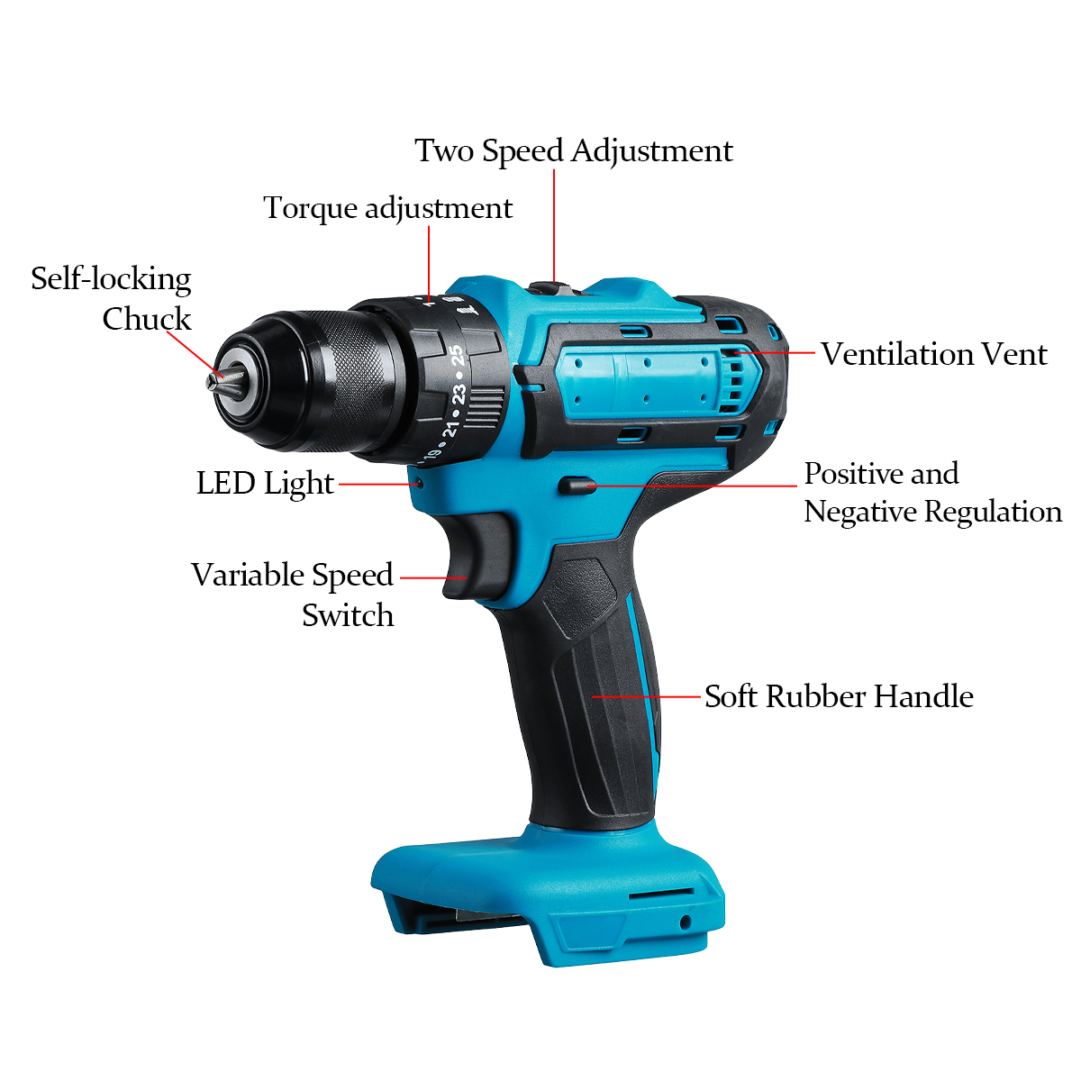 3-In-1-Electric-Drill-Screwdriver-Dual-Speed-Cordless-Drill-Tool-for-Makita-Battery-1797389-15