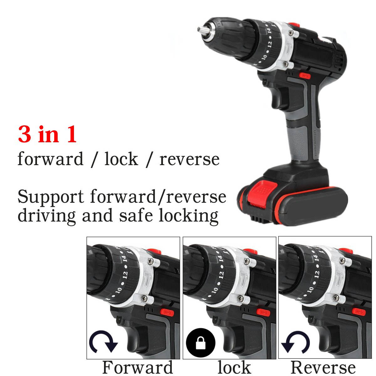 36V-1200-RPM-25Nm-Cordless-Electric-Screwdriver-253-Impact-Drill-with-Battery-1955731-8