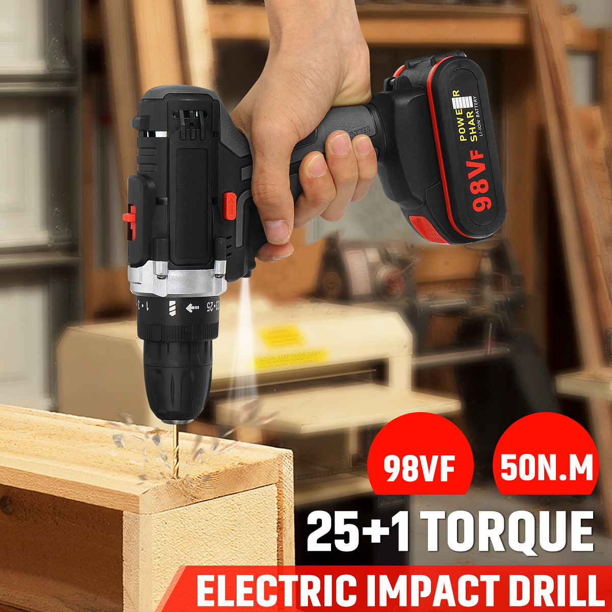 98VF-Cordless-Electric-Impact-Drill-Screwdriver-251-Torque-Rechargeable-Household-Screwdriver-1764622-1