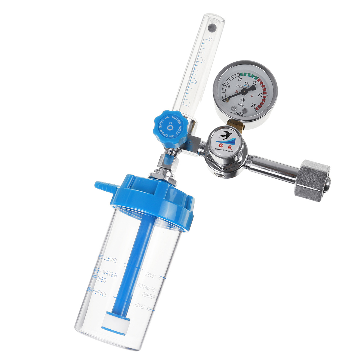 Oxygen-Cylinder-Regulator-Pressure-Flowmeters-Gauge-Valve-1814998-5