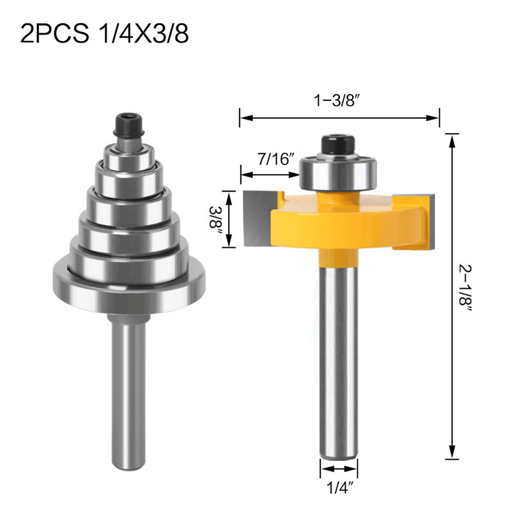 2Pcs-T-slot-Milling-Cutter--Bearing-14quot-12quot-6mm-8mm-Woodworking-Tools-1935642-11
