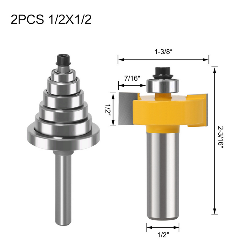 2Pcs-T-slot-Milling-Cutter--Bearing-14quot-12quot-6mm-8mm-Woodworking-Tools-1935642-8