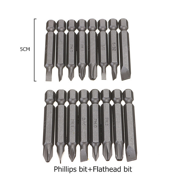 20pcs--14-Inch-Hex-Shank-Drill-Screwdriver-Bit-Driver-Swivel-Head-Quick-Change-Tool-1245136-8