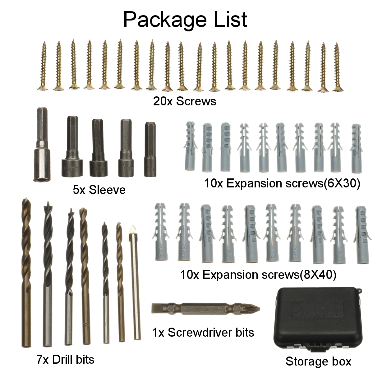 53pcs-Electric-Screwdriver-Accessories-Expansion-Screws-Sockets-Drill-Bits-Alloy-Steel-Drill-Bits-1791355-3