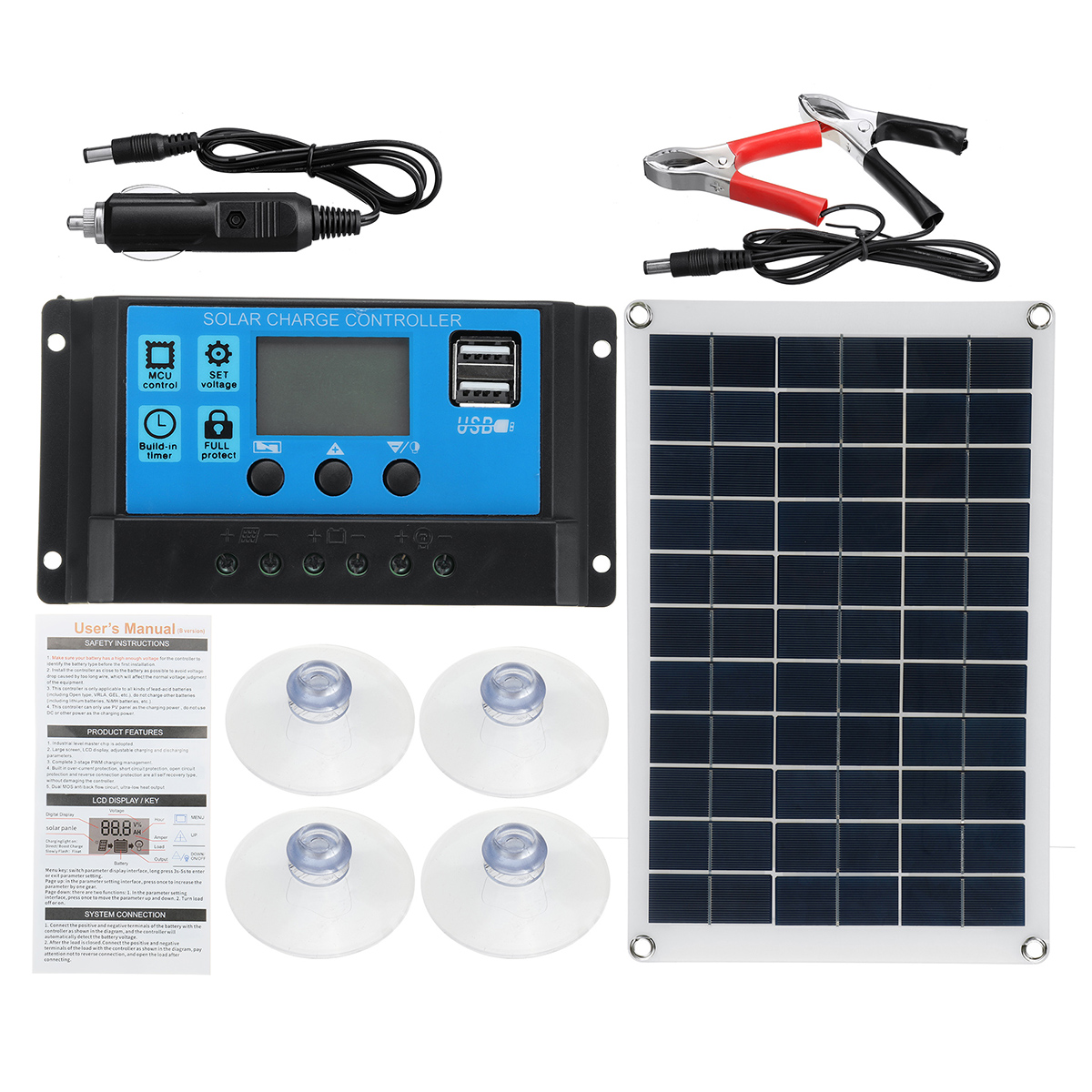 100W-Solar-Panel-kit-12V-battery-Charger-10-100A-LCD-Controller-For-Caravan-Van-Boat-1769064-11