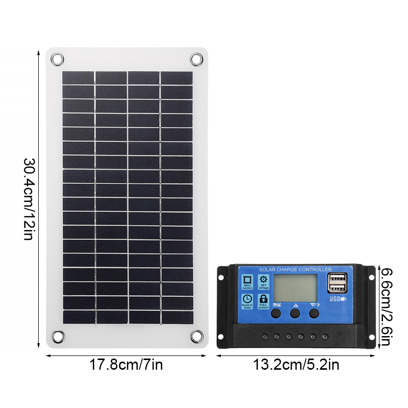 30W-Solar-Panel-Kit-12V-10A-Battery-Charger-Controller-Caravan-Boat-Outdoor-1909239-6