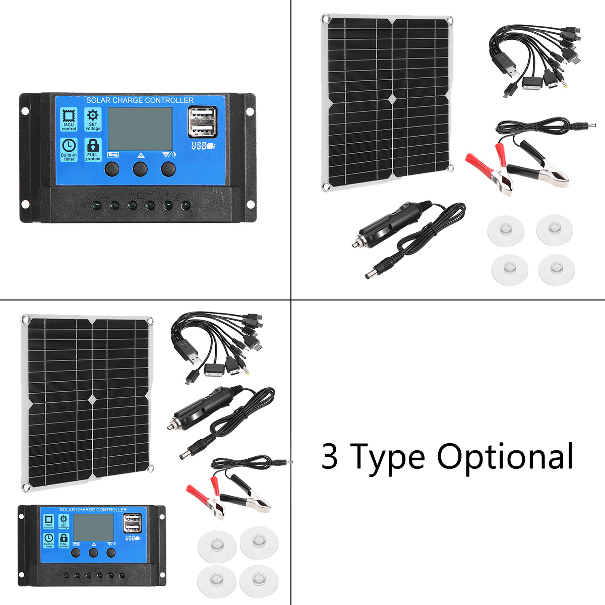 40W-Portable-Solar-Panel-Kit-Battery-Charger-Controller-Waterproof-For-Camping-Traveling-1830191-9