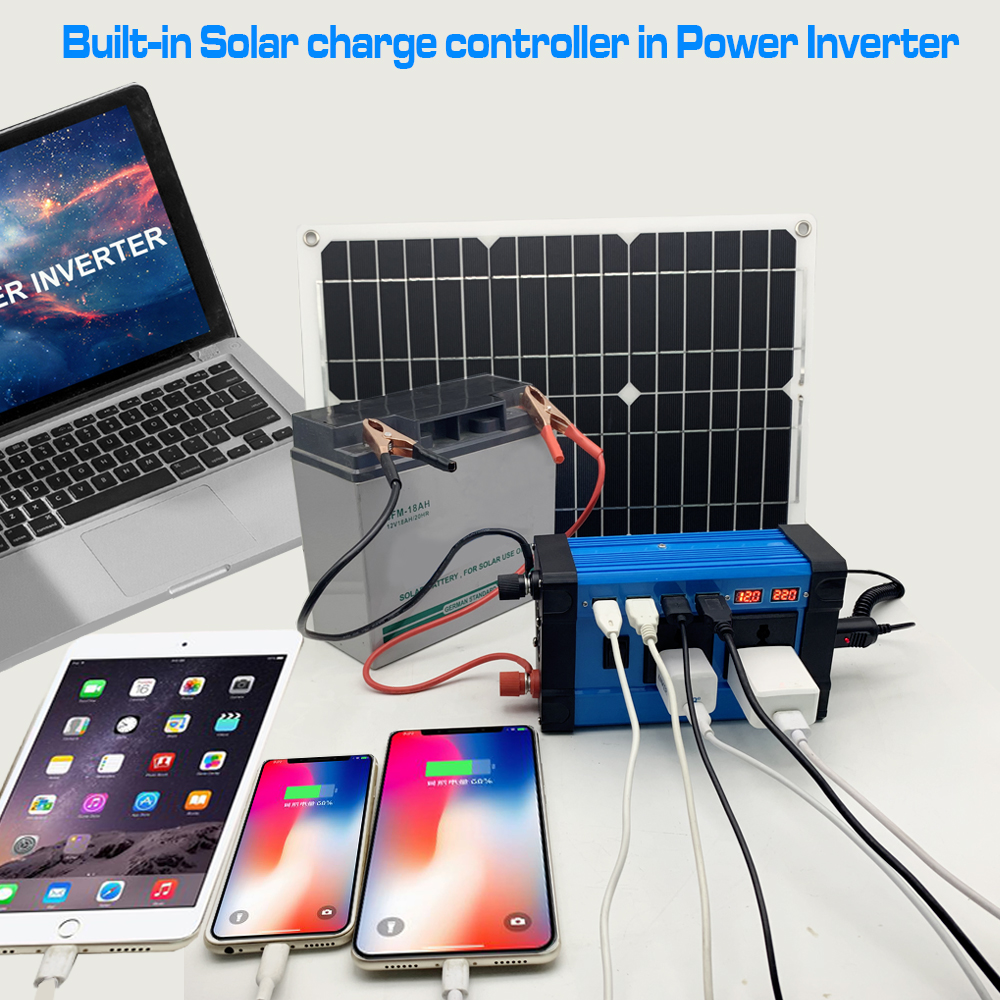 LEORY-Solar-Power-Generation-System-Dual-USB-30W-Solar-Panel--4000W-Power-Inverter-DC-12V-to-AC-220V-1868738-7