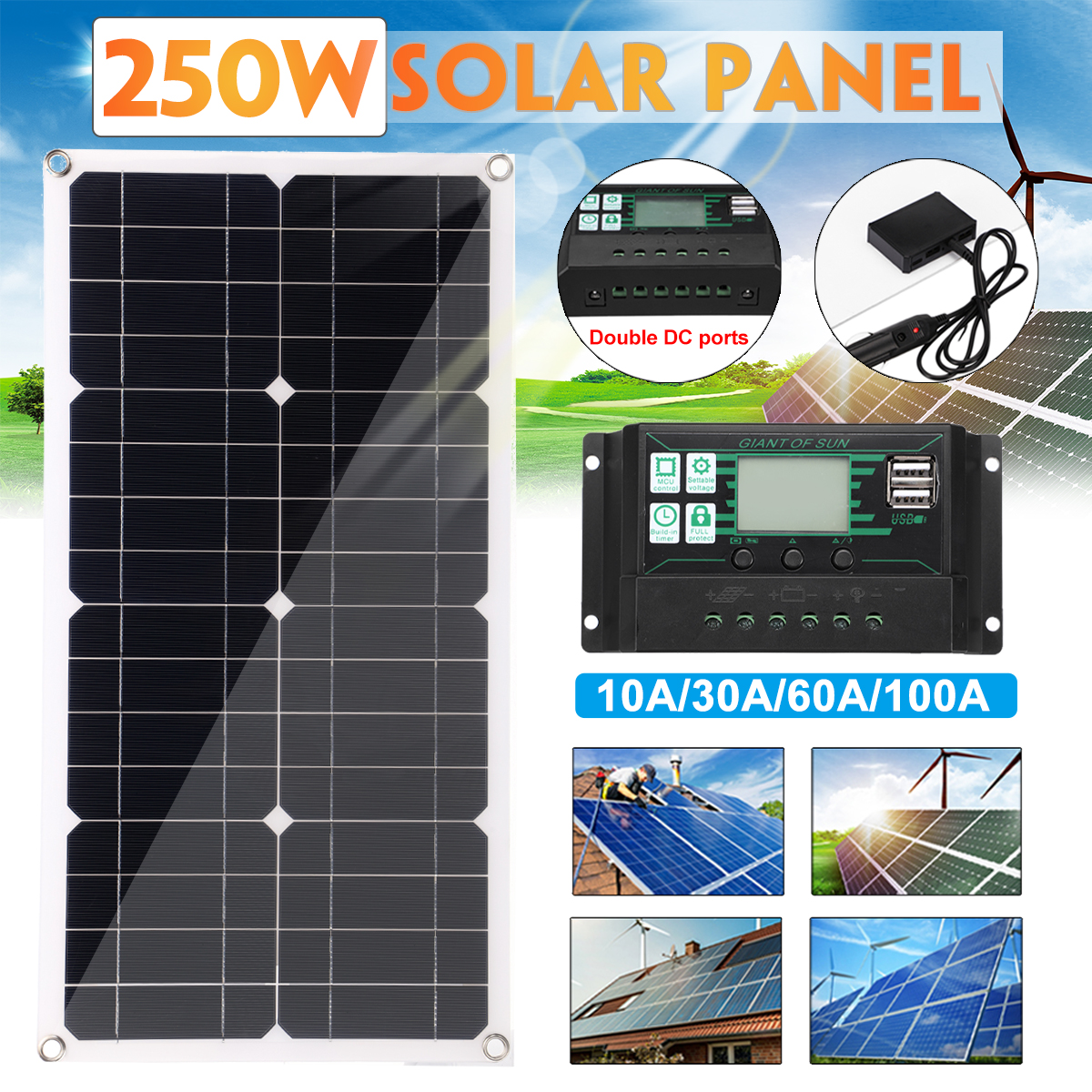 Semi-Flexible-Solar-Power-Panel-System-kit-Solar-Panle-Type-C-USB-Dual-DC-Port-5V12V18V-W-Solar-Char-1847972-2