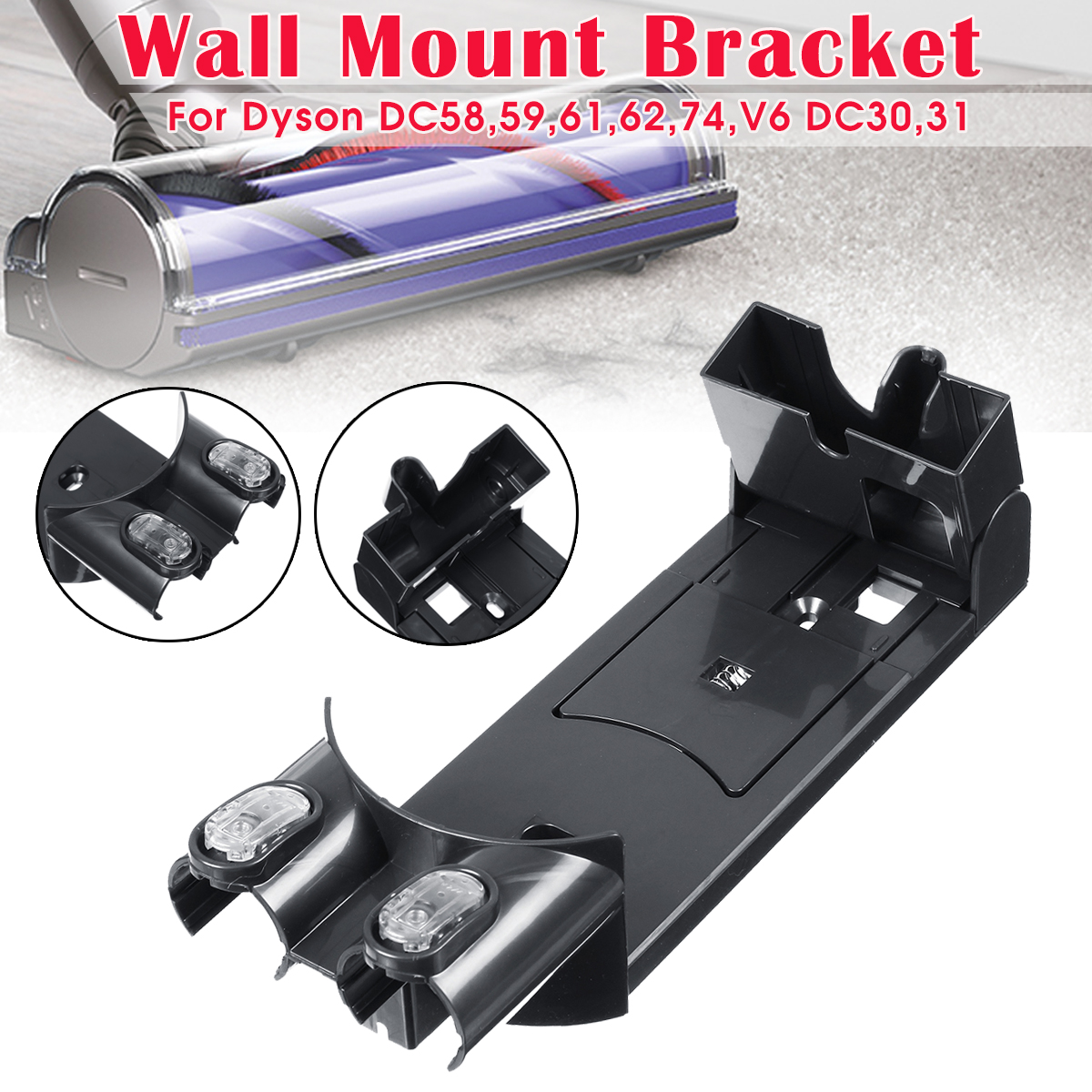 Handheld-Vacuum-Cleaner-Wall-Mount-Bracket-For-Dyson-DC5859616274V6DC3031-1559068-1