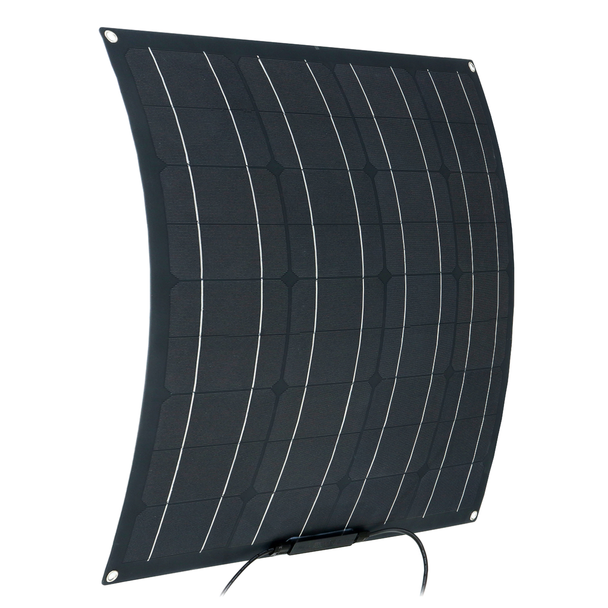 50W-Solar-Panel-Matte-Texture-Field-Vehicles-Emergency-Charger-WIth-4-Protective-Corners-1617028-9