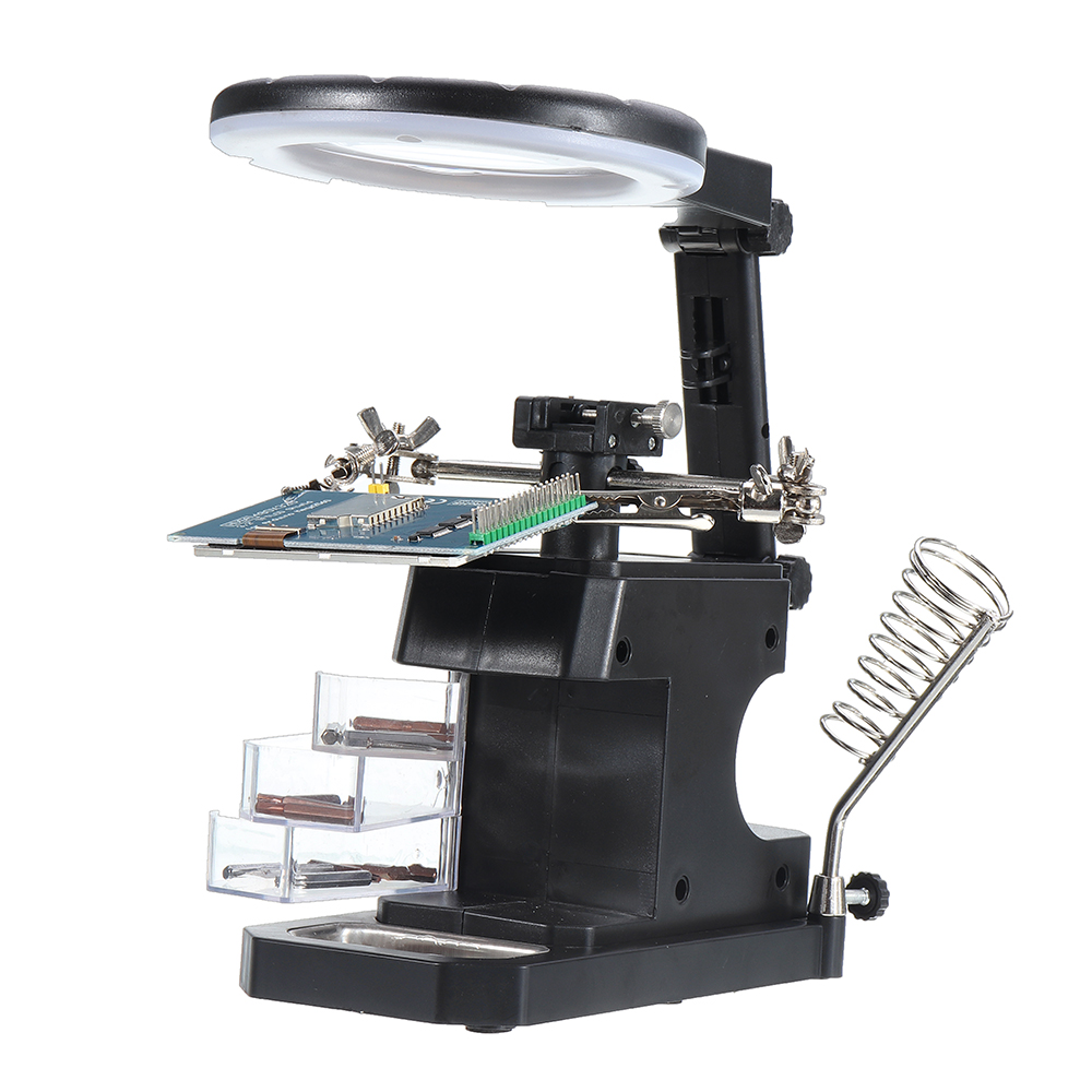 3X45X25X-Soldering-Iron-Stand-Holder-Table-Magnifier-Illuminated-Magnifying-Glass-Third-Hand-Magnifi-1546673-7