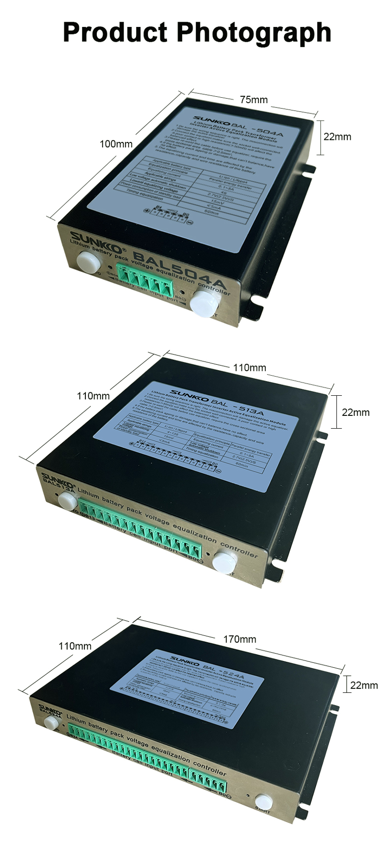 SUNKKO-5A-with-Shell-Current-Ternary-Iron-Lithium-Battery-4-24-Series-Active-Balance-Plate-Pressure--1951829-20