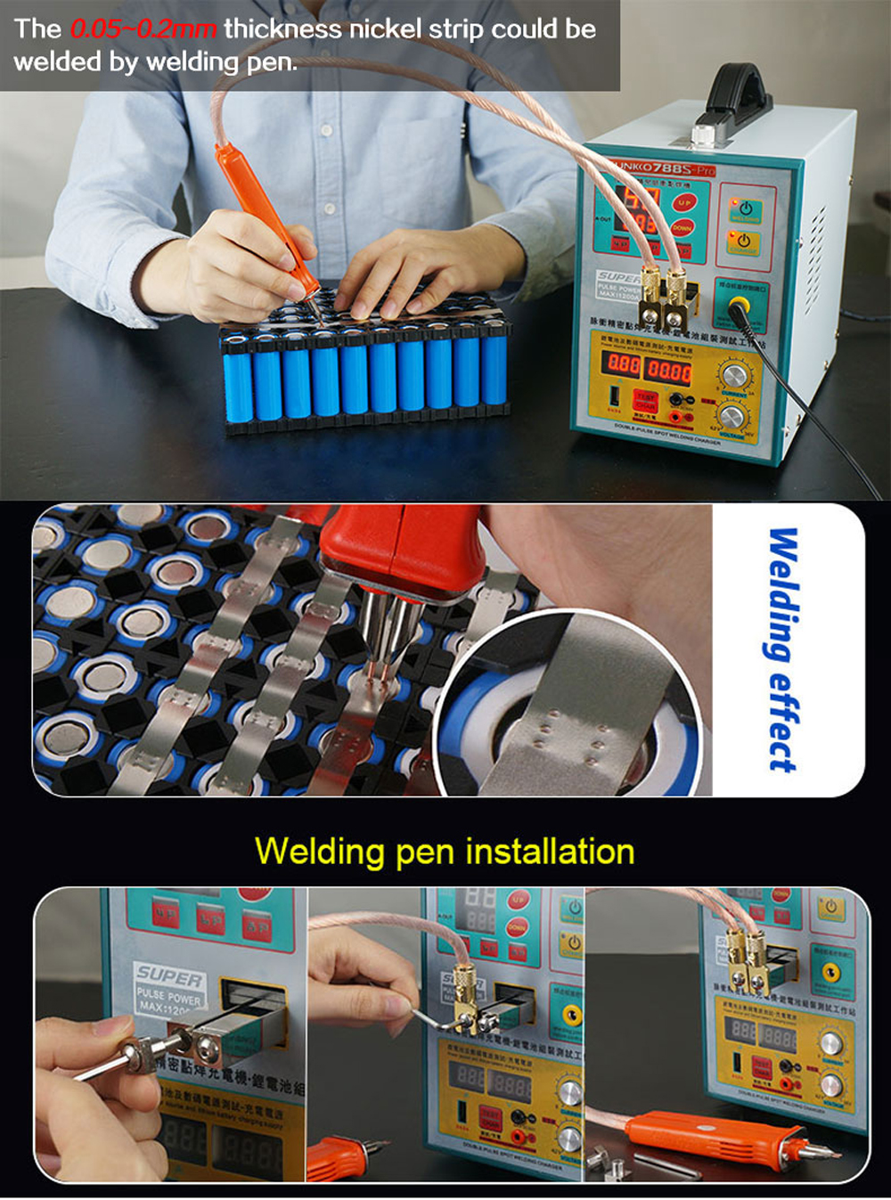 SUNKKO-788S-PRO-110V220V-Spot-Welding-Machine-Batteries-Nickel-Strip-Connection-Battery-Spot-Welder--1693746-4