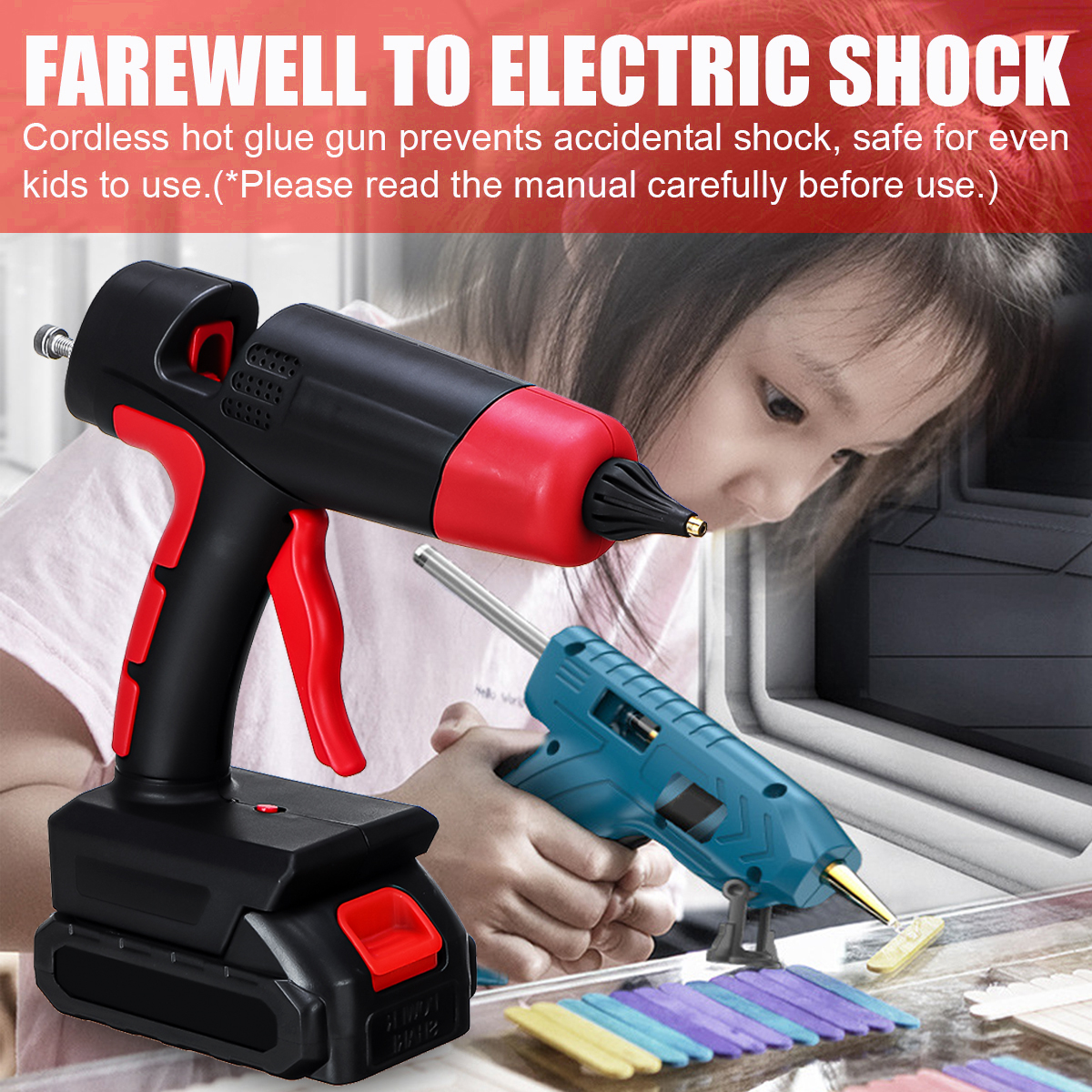 Hot-Melt-Glue-Guns-Cordless-Rechargeable-Hot-Glue-Applicator-Home-Improvement-Craft-DIY-For-Makita-B-1903421-7