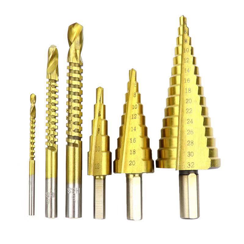 6PCS-Pagoda-Drill-Saw-Drill-Bit-Multi-function-Step-Drill-High-speed-Steel-Metal-Drilling-PVC-Plate--1962071-9