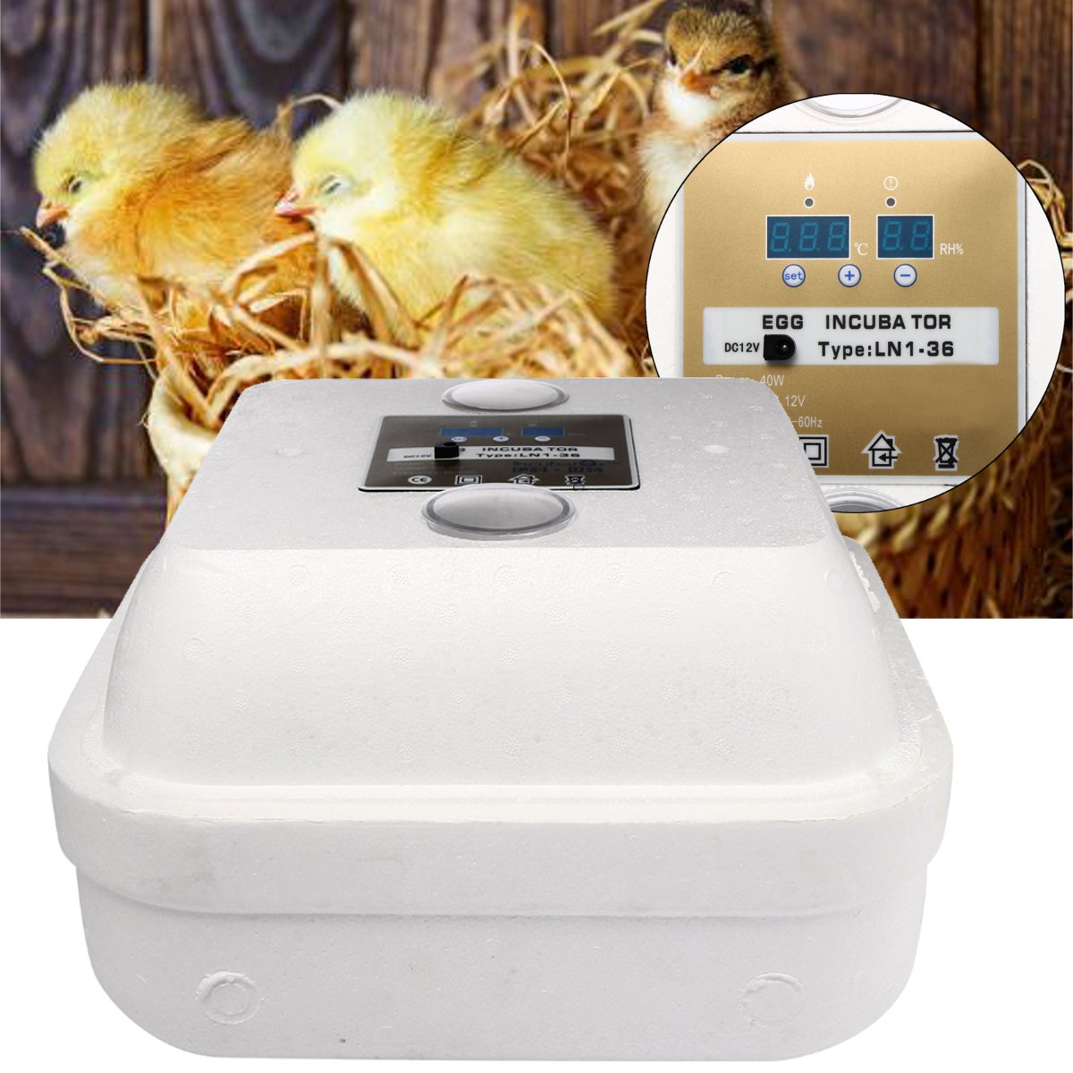 36-Eggs-Foam-Family-Incubator-Digital-Chicken-Duck-Poultry-Hatcher-Tray-Egg-Incubator-Tool-1275381-1