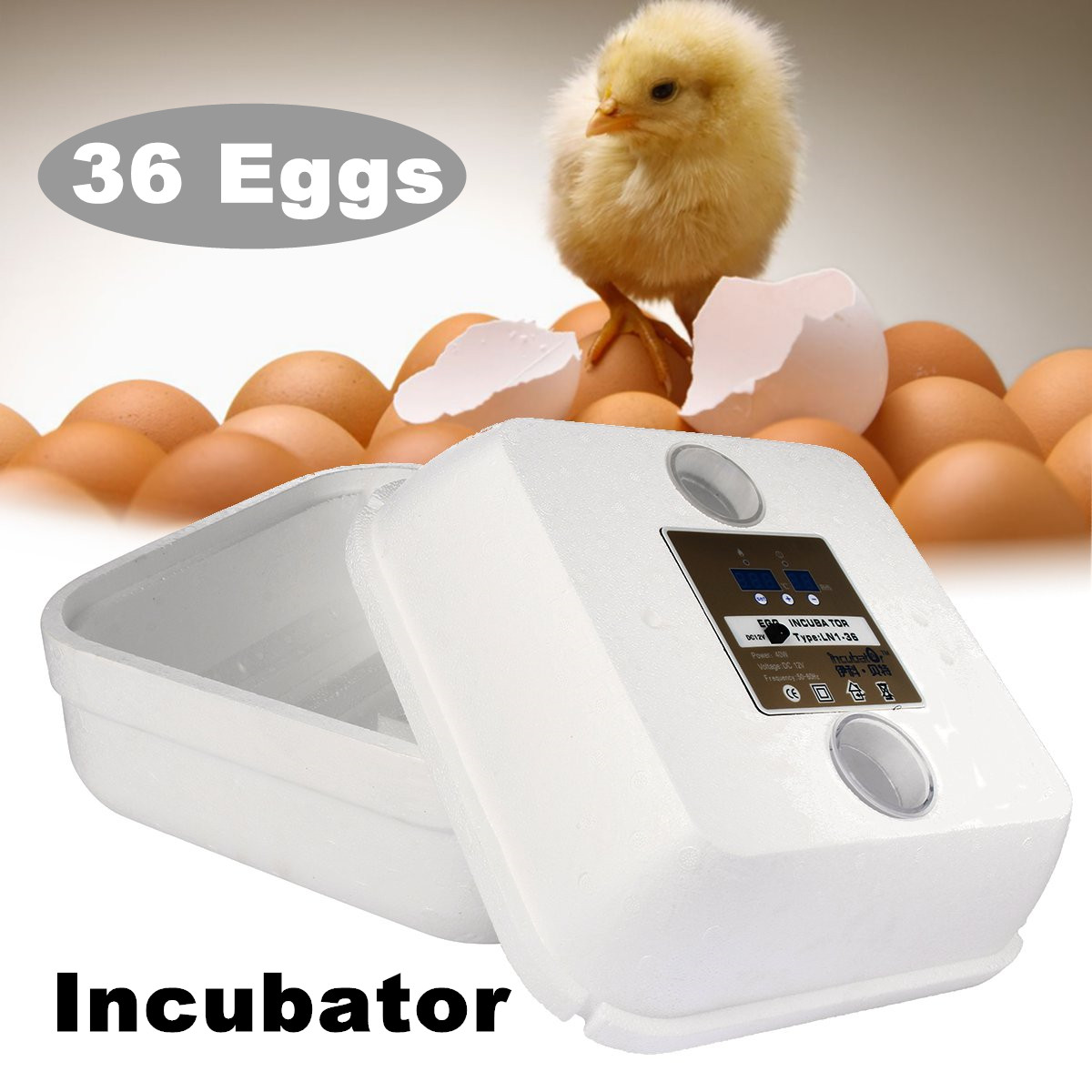 36-Eggs-Foam-Family-Incubator-Digital-Chicken-Duck-Poultry-Hatcher-Tray-Egg-Incubator-Tool-1275381-2