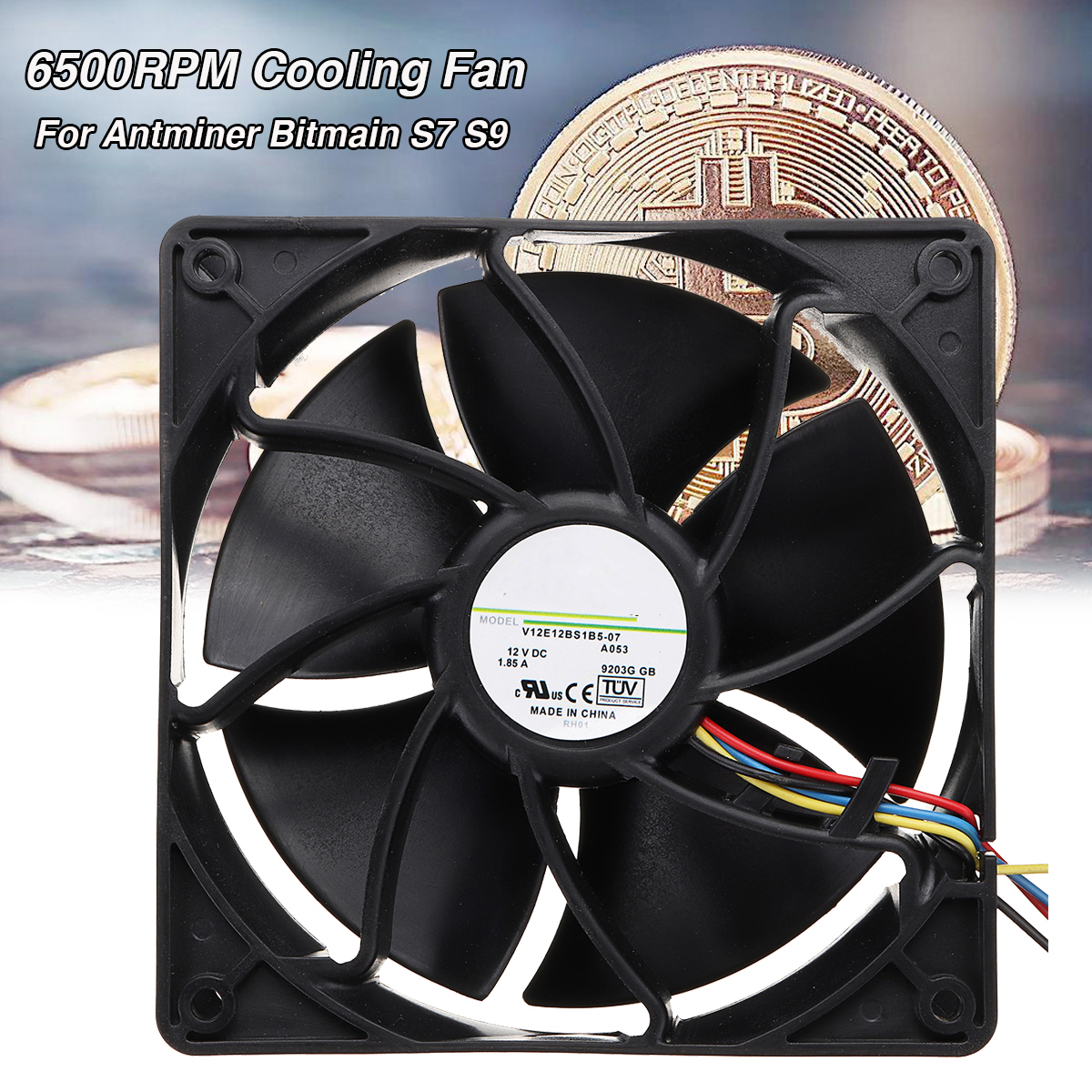 6500RPM-Cooling-Fan-Vovomay-Replacement-4-pin-Connector-for-Antminer-Bitmain-S7-S9-1386324-1
