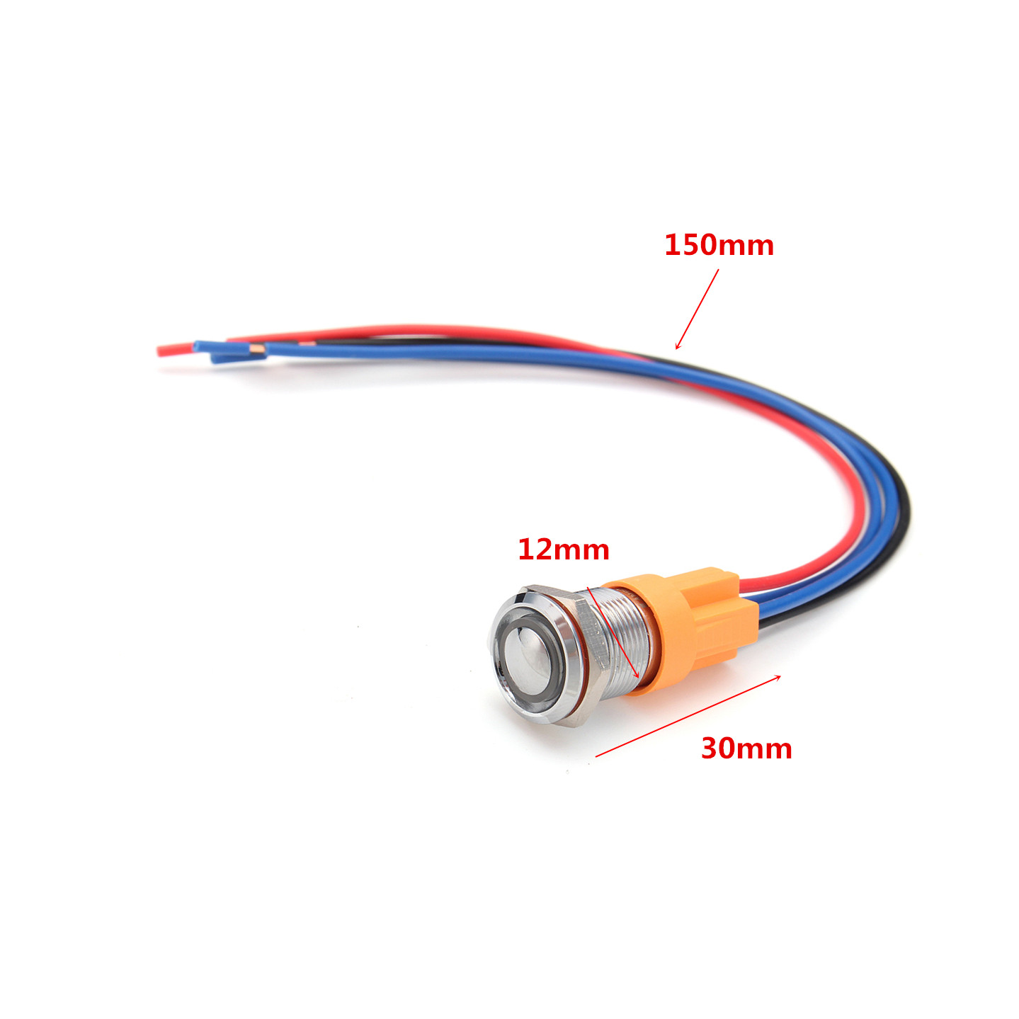 12V-24V-4Pin-12mm-Metal-ONOFF-LED-Push-Button-Switch-Wiring-Harness-Switch-Self-Locking-Waterproof-1225089-1