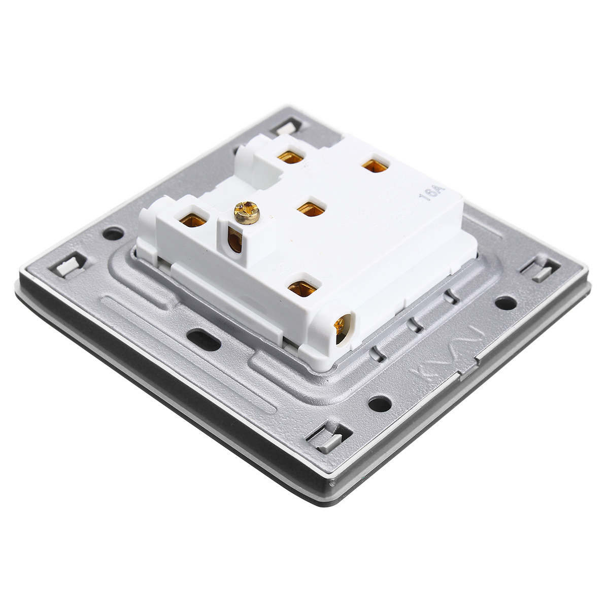 AC-110250V-1-Gang-1Way-LED-Light-Control-Wall-Mount-Switch-With-3-Pole-Socket-1216151-3