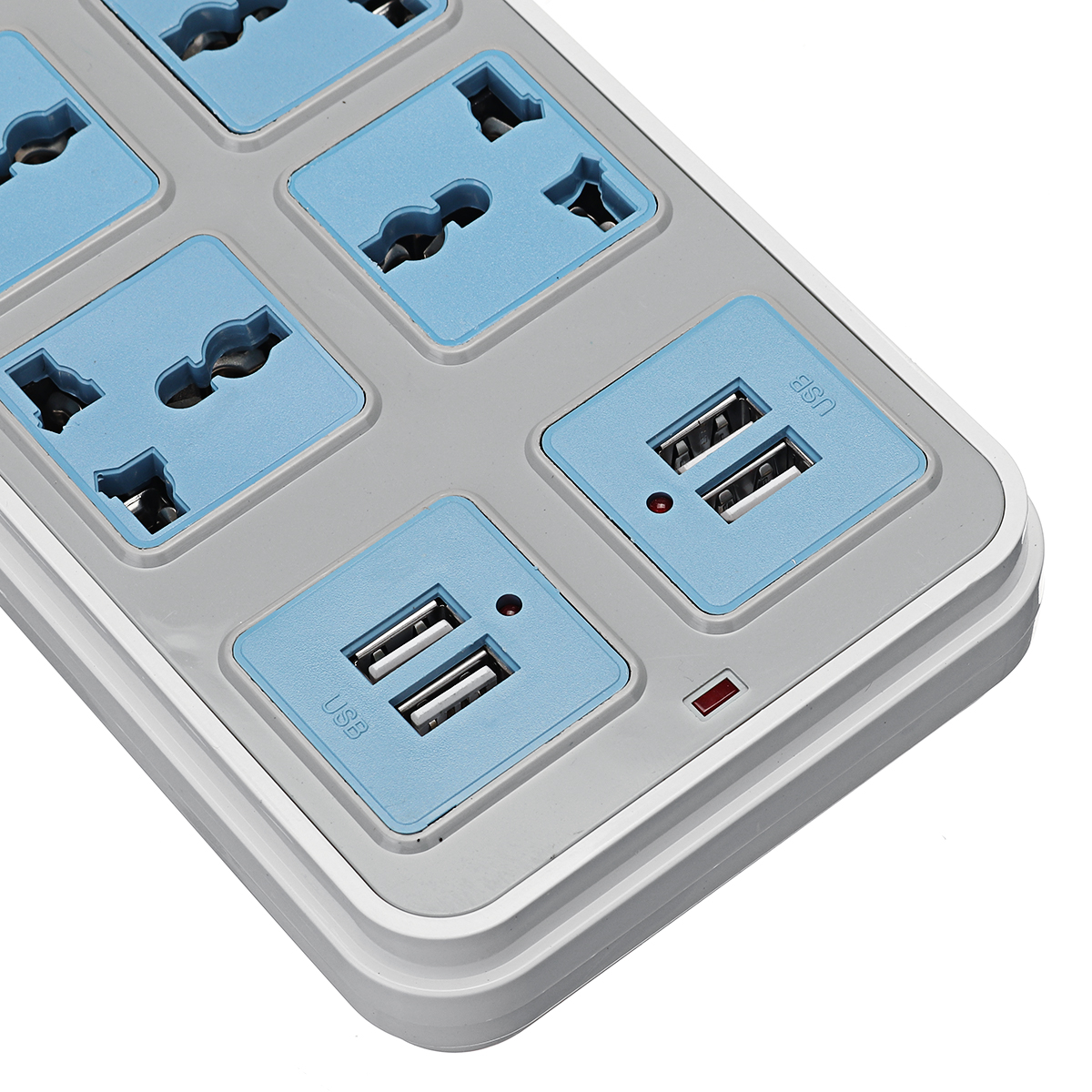 Electric-8-Socket-Outlet--4-USB-Extension-Power-Strip-USUK-Plug-66ft-Cord-1816410-10