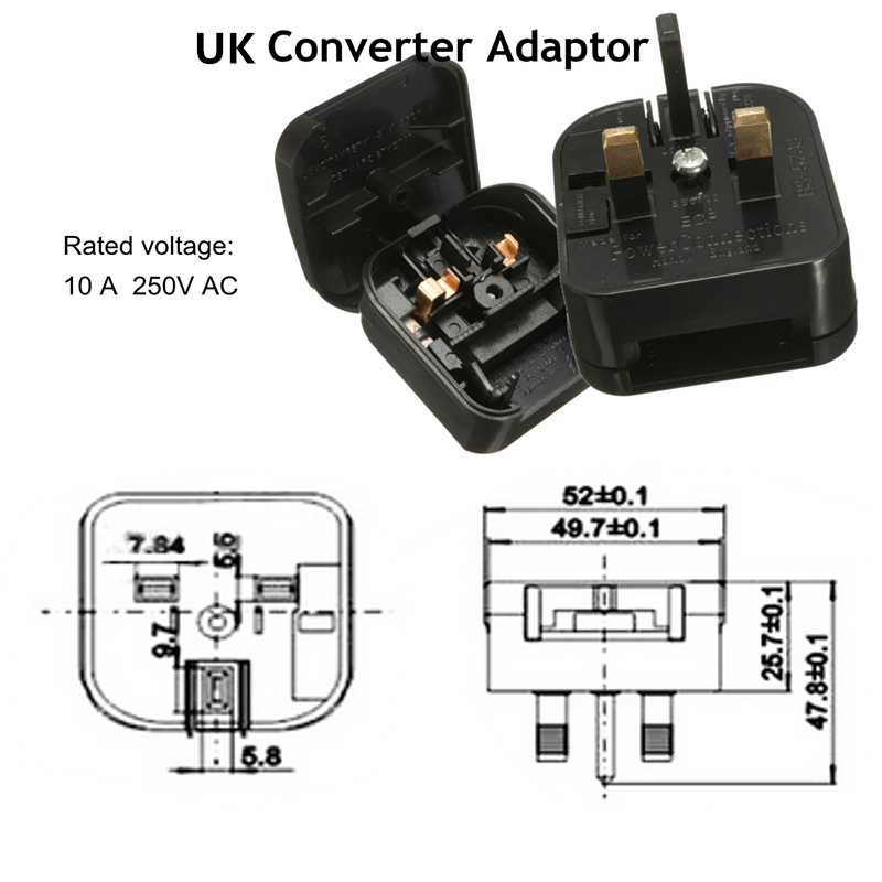 UK-Converter-Adaptor-Plug-Travel-Power-Connections-Black-1054514-2