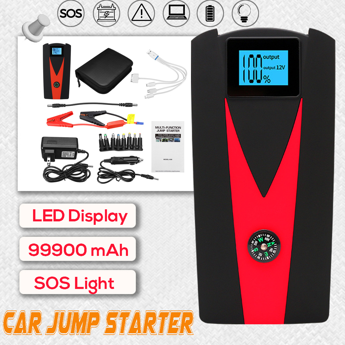 99900-mAh-Dual-USB-Car-Jump-Starter-LCD-Auto-Battery-Booster-Portable-Power-Pack-with-Jumper-Cables-1421905-3