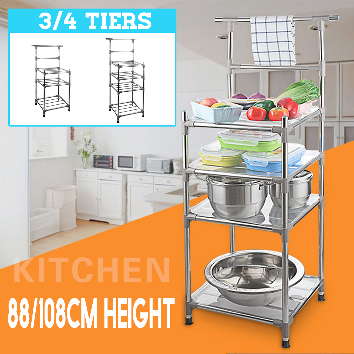 34-Tiers-Stainless-Steel-Kitchen-Rack-Shelves-Sheelf-Microwave-Storage-Holder-1712450-1