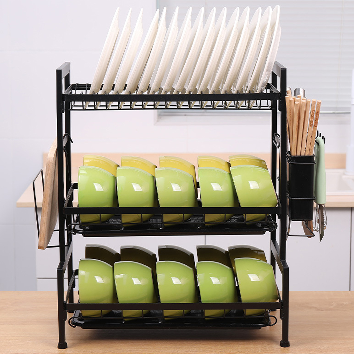 Three-tier-Kitchen-Multi-function-Storage-Rack-and-Dish-Rack-Storage-Cabinet-1911259-16