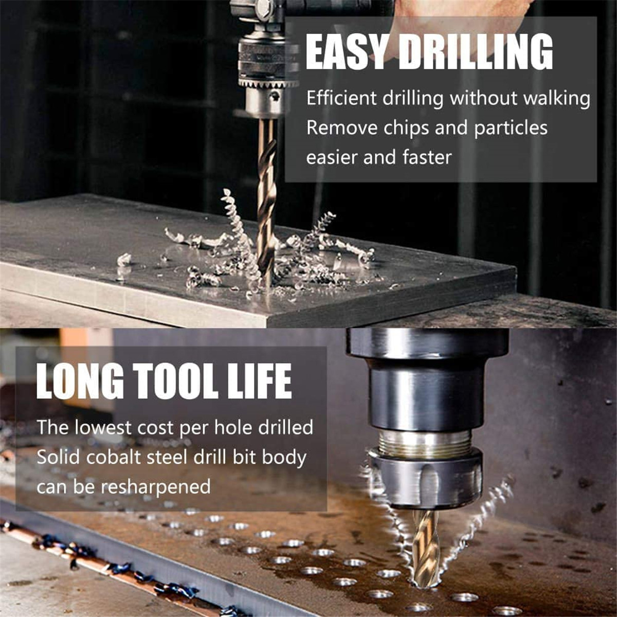 Drillpro-131925-PCS-HSS-1-13mm-Drillpro-M35-Bit-Set-Cobalt-Twist-Drill-Bit-1940712-9