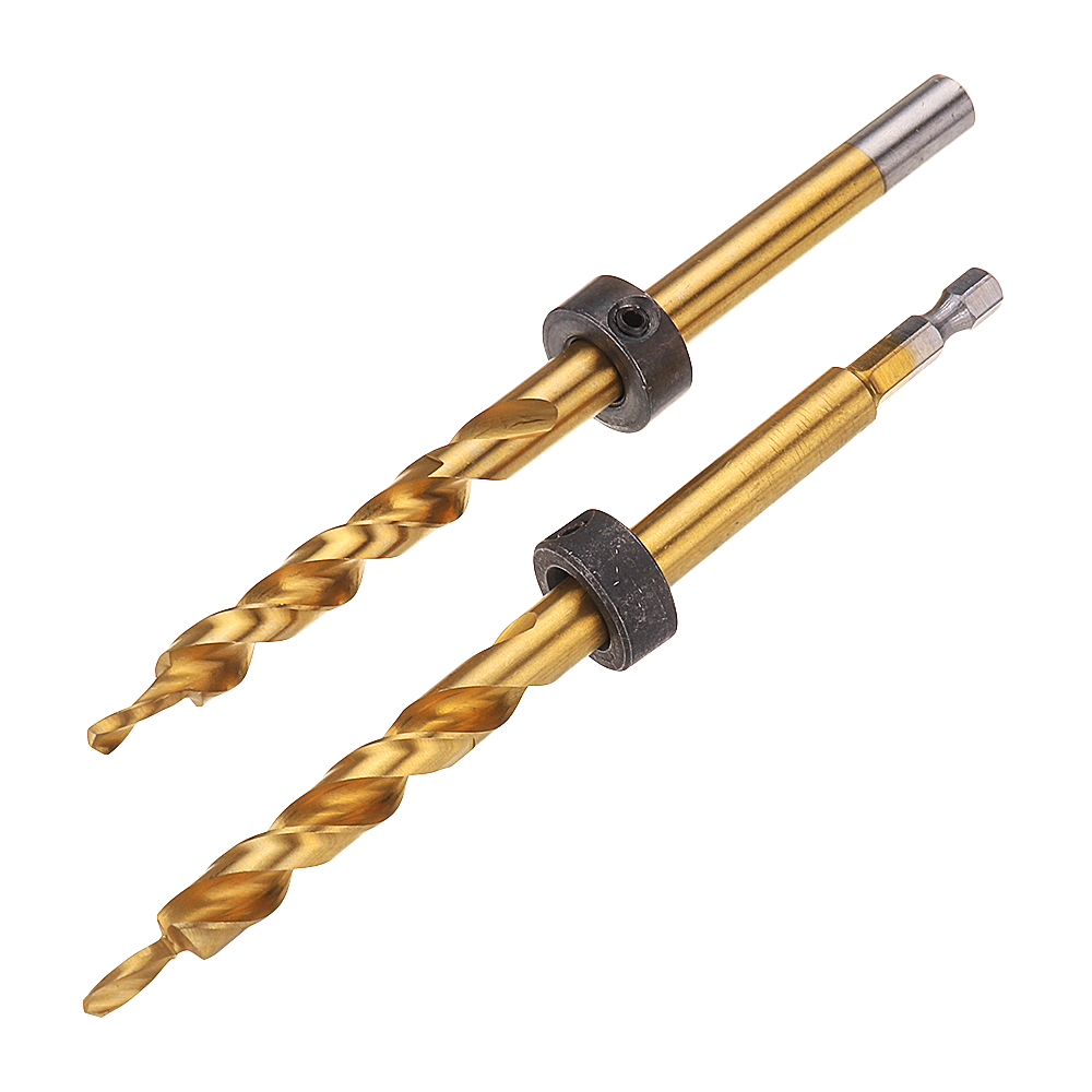 Drillpro-95mm-Twist-Step-Drill-Bit-38quot-RoundHex-Shank-Drill-for-Woodworking-Pocket-Hole-Jig-1383499-1
