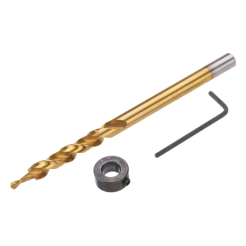 Drillpro-95mm-Twist-Step-Drill-Bit-38quot-RoundHex-Shank-Drill-for-Woodworking-Pocket-Hole-Jig-1383499-2