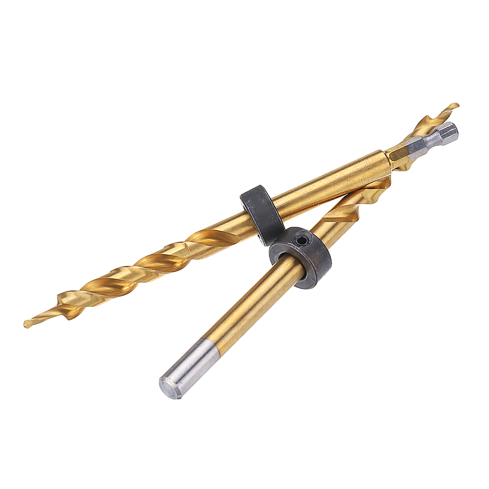 Drillpro-95mm-Twist-Step-Drill-Bit-38quot-RoundHex-Shank-Drill-for-Woodworking-Pocket-Hole-Jig-1383499-10