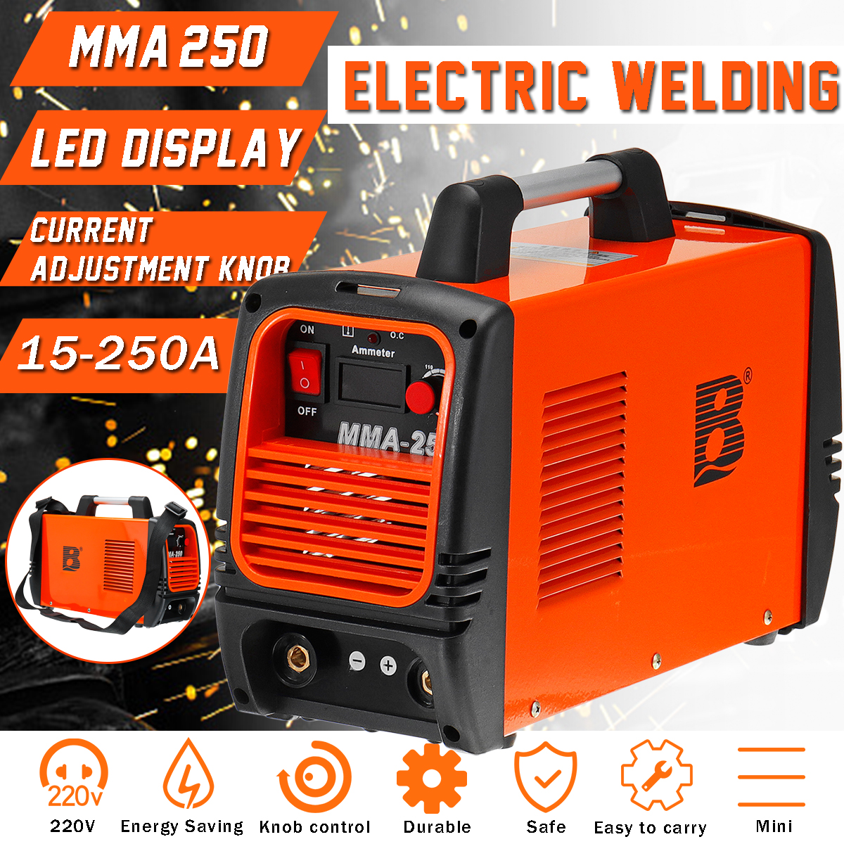 220V-Handheld-Electric-Welding-Machine-20-250A-MMA-Inverter-ARC-IGBT-Welding-Tool-1419010-2