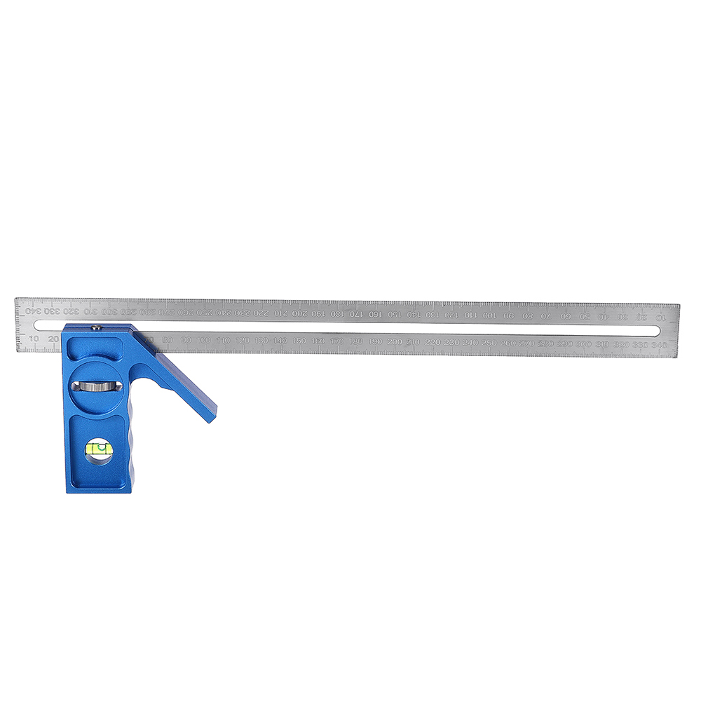 350mm-Adjustable-Angle-Ruler-45-Degree-90-Degree-Stopper-Metric-Scale-Aluminum-Alloy-Stainless-Steel-1873929-1