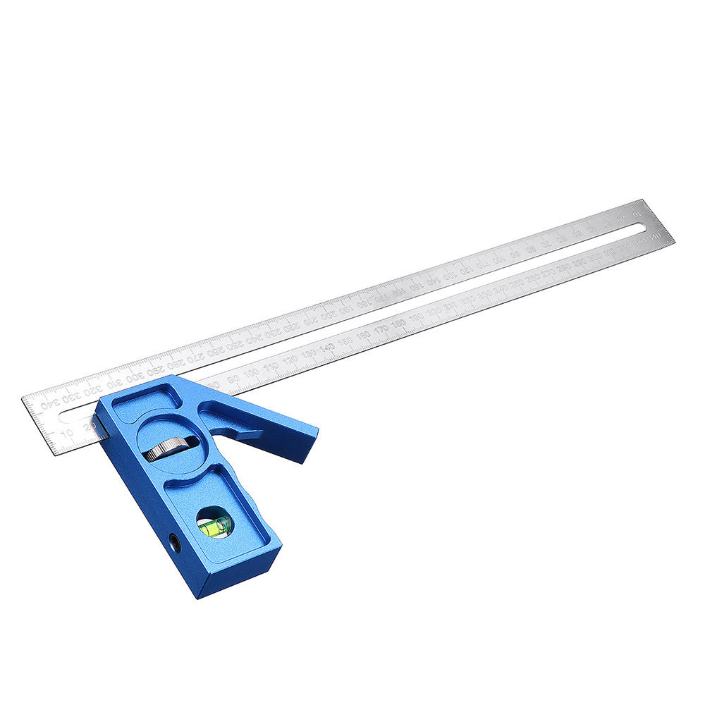 350mm-Adjustable-Angle-Ruler-45-Degree-90-Degree-Stopper-Metric-Scale-Aluminum-Alloy-Stainless-Steel-1873929-6