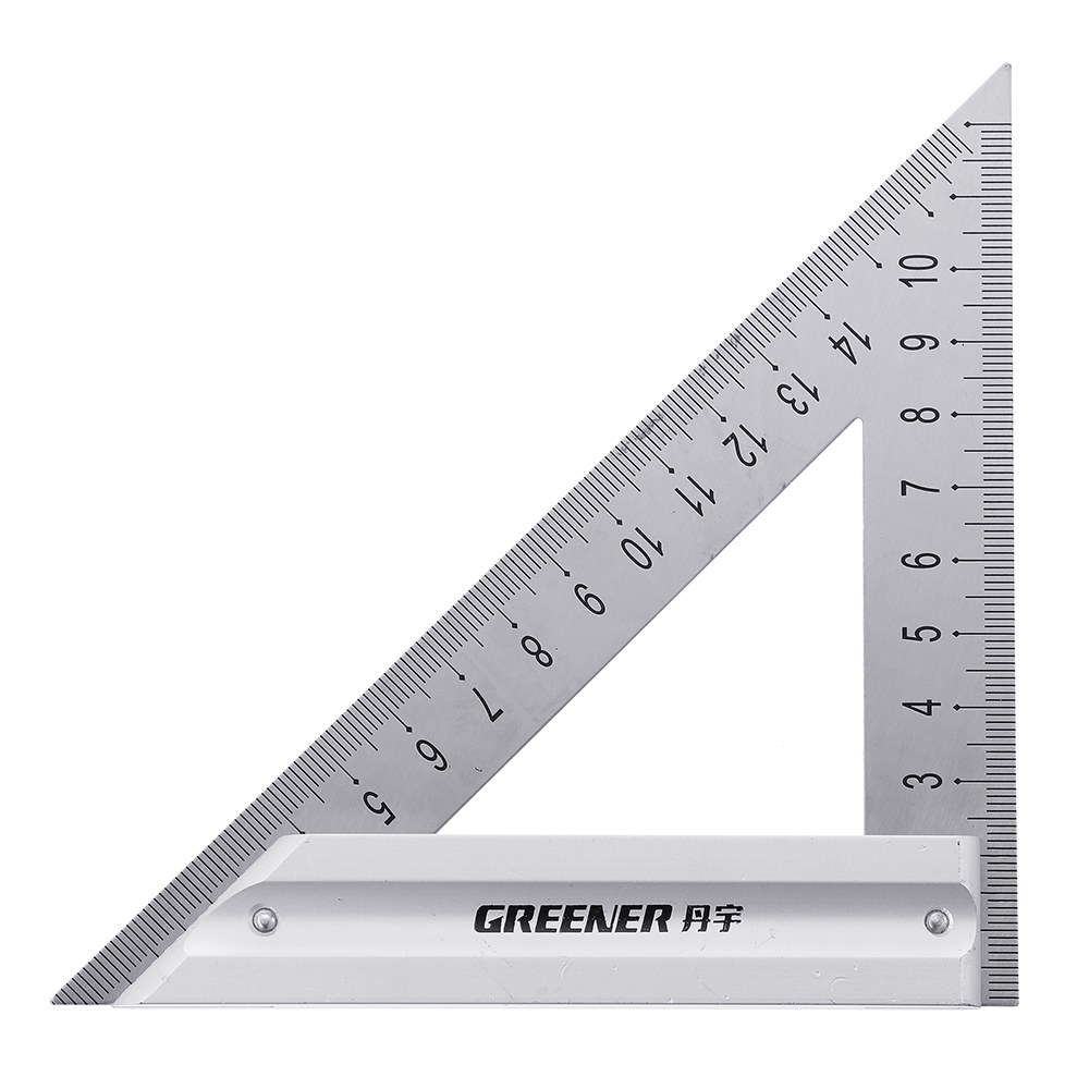Drillpro-120180mm-Metric-Triangle-Angle-Ruler-Stainless-Steel-Woodworking-Square-Layout-Tool-1601609-7