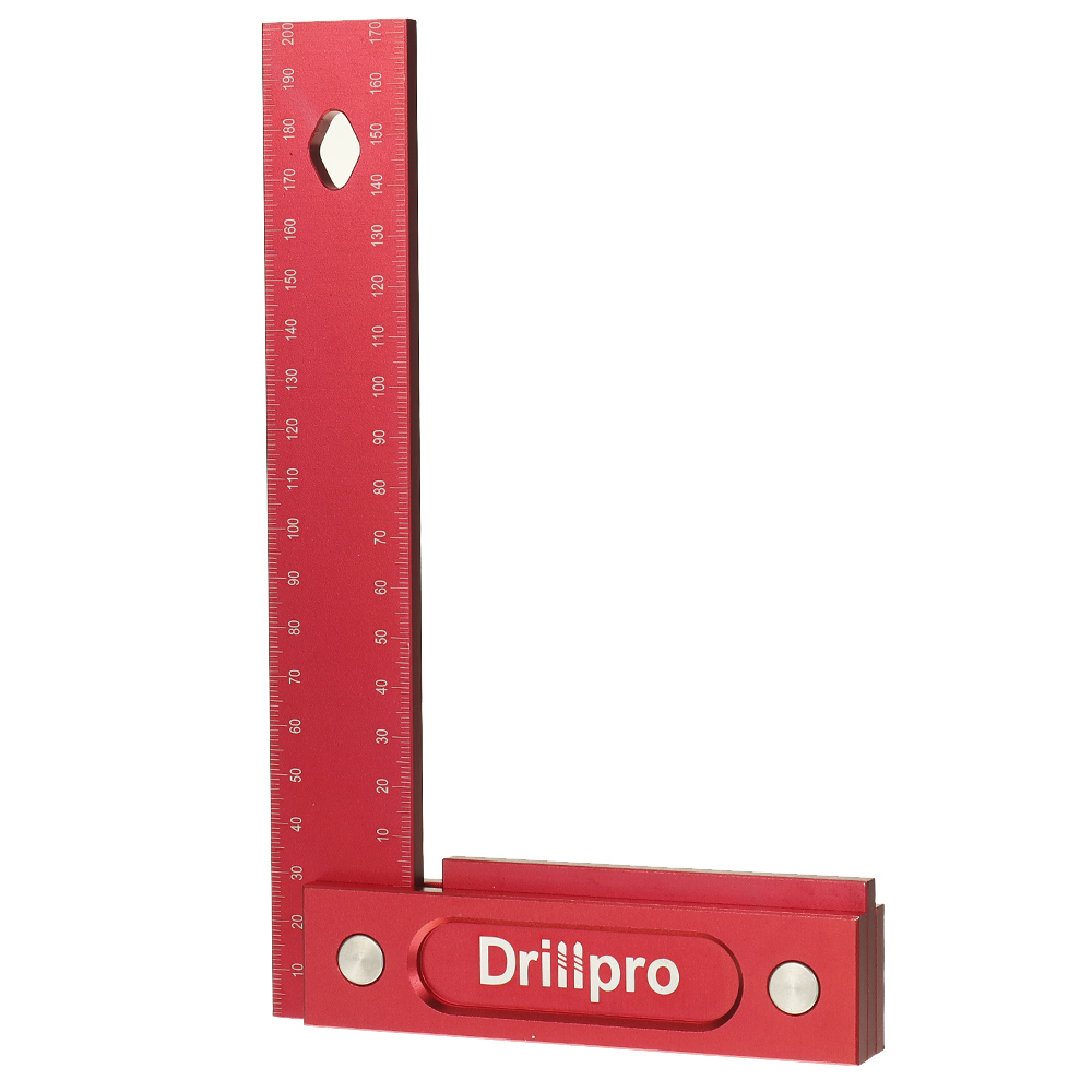 Drillpro-150200mm-Metric-Precision-Woodworking-Square-Aluminum-Alloy-Wide-Seat-Scribing-Tool-L-90deg-1616748-4
