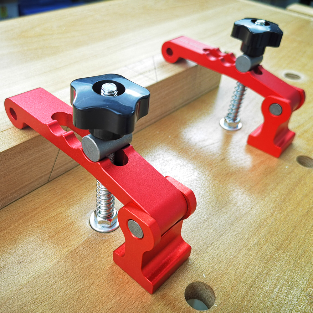 Fonson-2-in-1-Woodworking-3-Steps-Adjustable-Table-Clamps-Quick-Hold-Down-Clamps-Pressure-Plate-Desk-1901559-8
