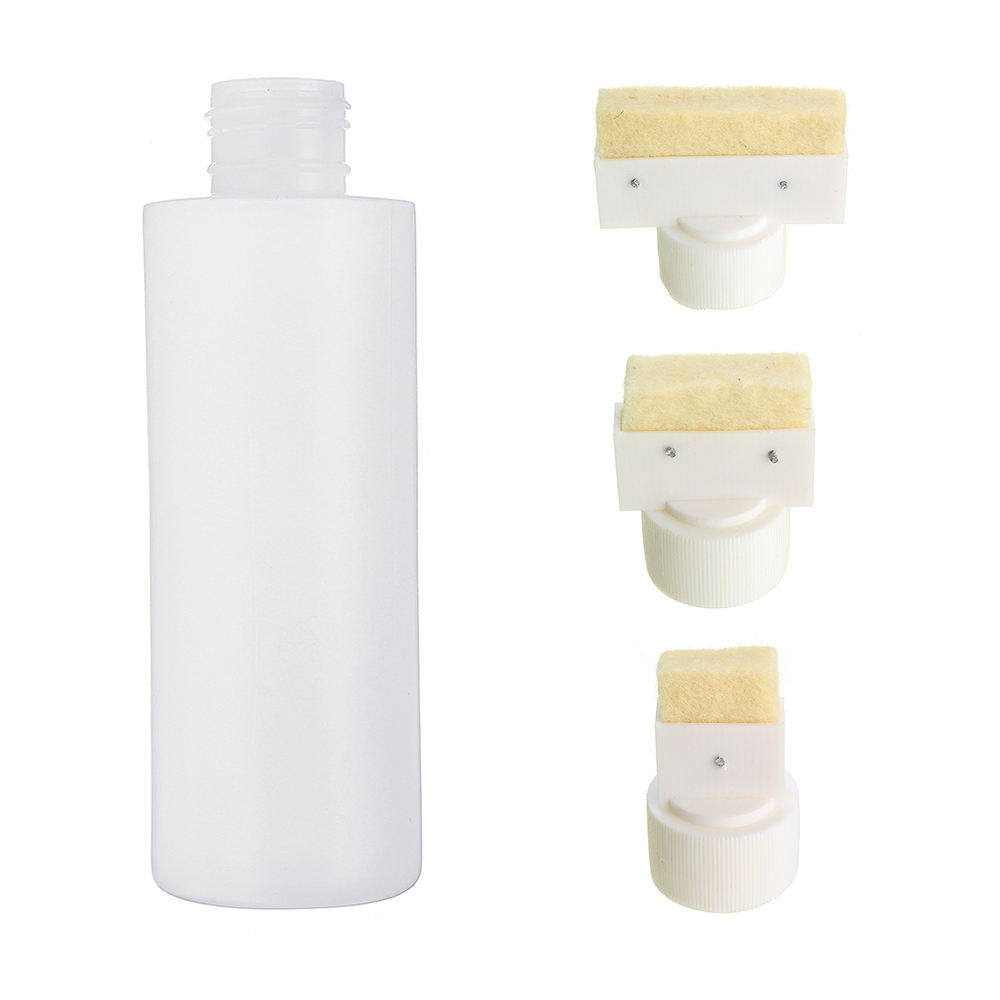 10pcs-120ml-Glue-Bottle-PE-Flat-Shoulder-Plastic-Bottle-235mm-Wool-Felt-Head-Plastic-Cover-1410579-1