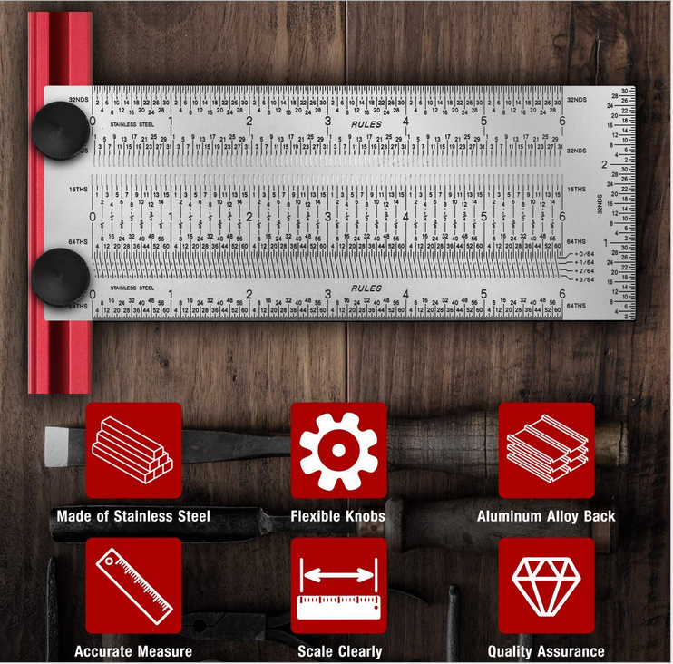 6-Inch-12-Inch-Precision-Marking-T-Square-Ruler-Hole-Positioning-Measuring-Ruler-Stainless-Steel-Woo-1919780-2